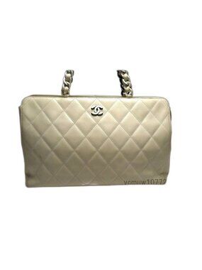 Chanel Quilted Leather Tote